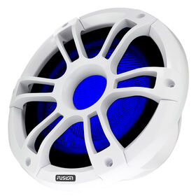 FUSION SG-SL101SPC 10" 450W Sports Chrome Marine Subwoofer w/LEDs, White